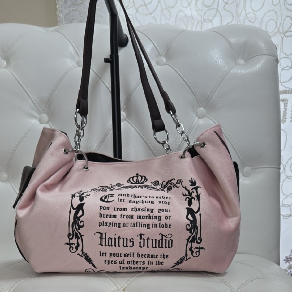 Hiatus Studio Pink Shoulder Bag